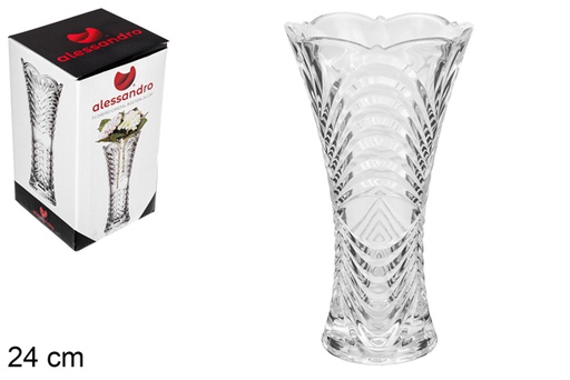 [113547] Vase en verre Boston 24 cm