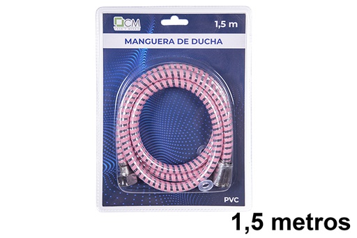 [114295] Mangueira de chuveiro em PVC 1,5 m.