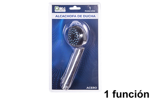 [114301] Alcachofa de ducha acero 1 función