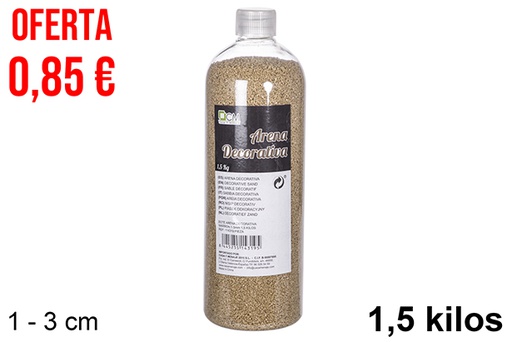 [114319] Bote arena decorativa marrón 1-3 mm (1,5 kg)