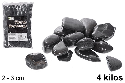 [114343] Piedra decorativa negra 2-3 cm (4 kg)