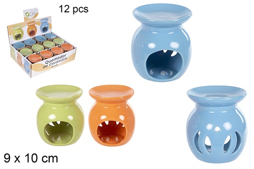 [114721] Quemador cerámica colores surtidos 9 cm