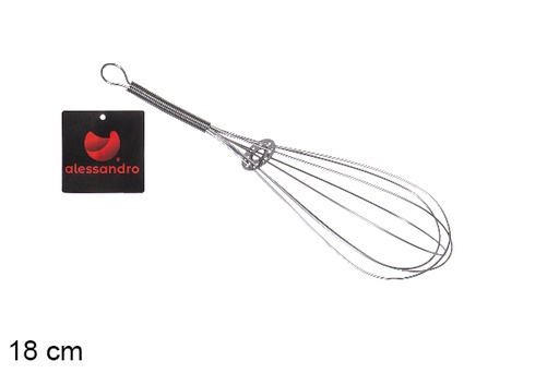 [114779] Spring stainless steel whisk 18 cm