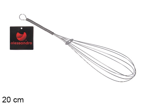 [114780] Frusta in acciaio inox Spring 20 cm