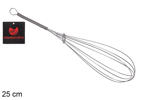 [114781] Spring stainless steel whisk 25 cm