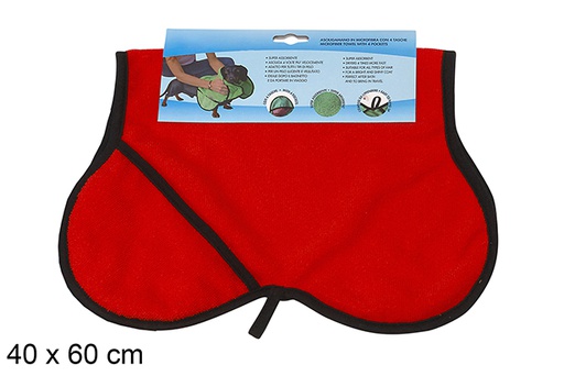 [204703] Pet towel assorted colors 40x60 cm