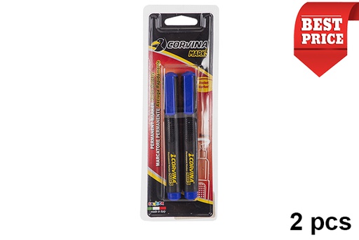 [205838] Pack 2 marqueurs bleus