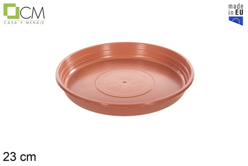 [115074] Prato vaso Olimpic terracota 23 cm