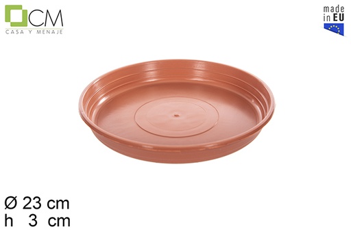 [115074] Sottovaso Olimpic in terracotta 23 cm