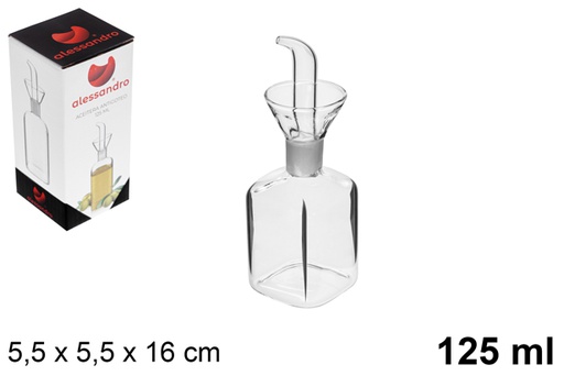 [115264] Oliera in vetro con dosatore antigoccia 125 ml