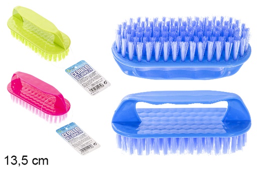[115269] Brosse de nettoyage avec manche de couleur assortie 13,5 cm