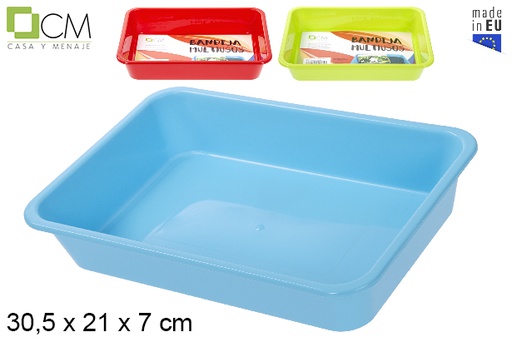 [102985] Bandeja plástico colores surtidos nº3