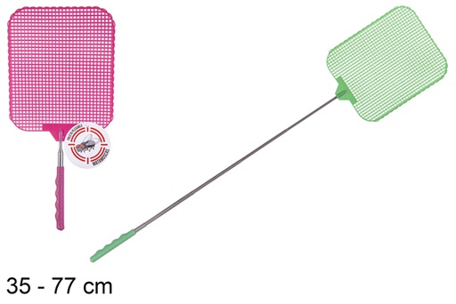[115527] Pagaie tapette à mouche pliable 35-77cm