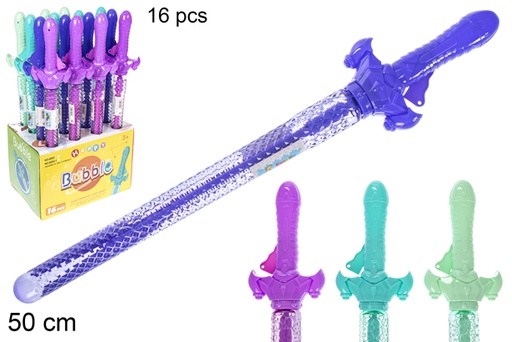 [115529] BUBBLE SWORD ASSORTED COLORS 50cm