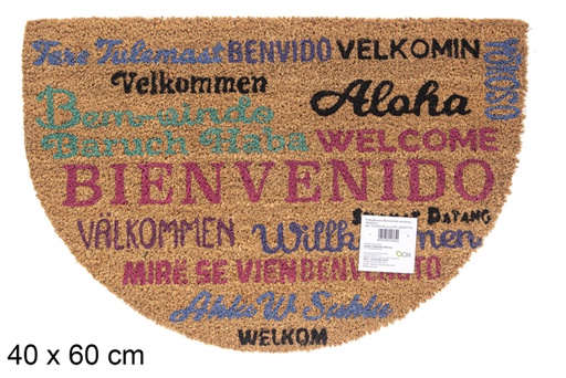 [115694] Zerbino Coco Welcome a mezzaluna 40x60 cm