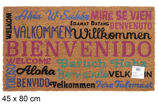 [115697] Welcome coconut doormat 45x80 cm