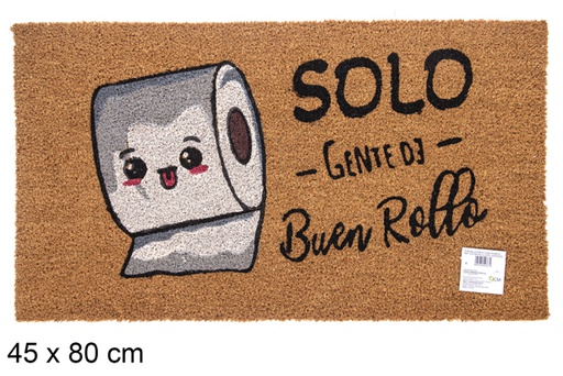 [115706] Capacho de coco Buen rollo 45x80 cm