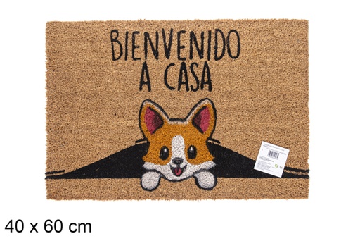 [115724] Coconut doormat Welcome home 40x60 cm