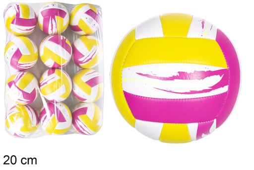 [115848] Balón de voleibol clásico tricolor 20 cm