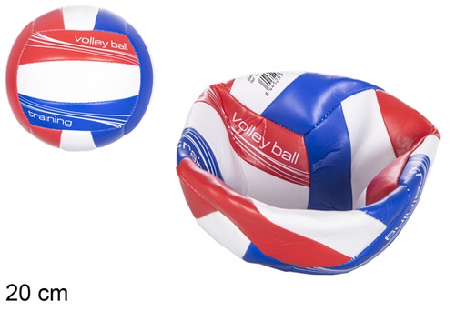 [115854] Balón de voleibol clásico tricolor 20 cm