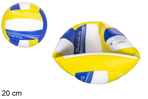 [115857] Pallone sgonfiato clasico tricolore da pallavolo 20 cm