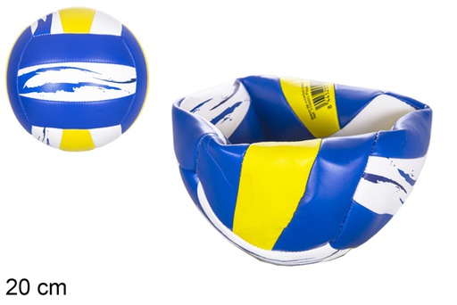 [115860] Pallone da pallavolo classico tricolore 20 cm