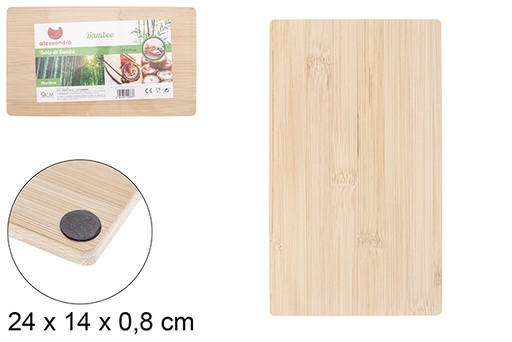 [116006] Bamboo board for appetizers 24x14 cm