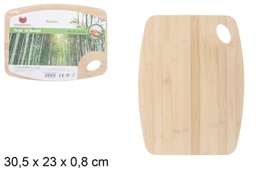 [116008] Tabla de bambú para cortar 30,5x23 cm