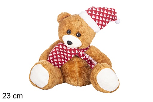 [116996] Peluche de Natal rena/cachorro sortido 23 cm