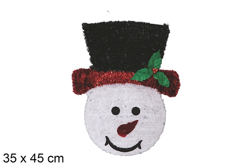 [117195] Bonhomme de neige guirlande 35x45 cm