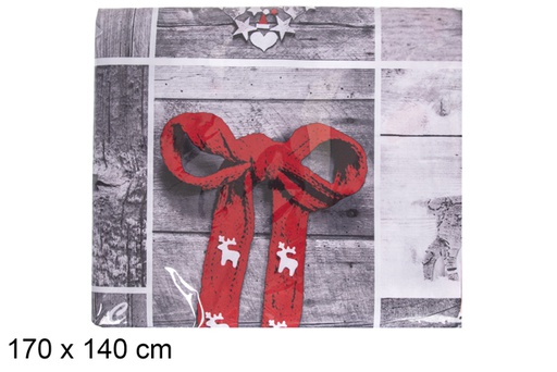 [117250] Tablecloth Christmas decoration 170x140 cm