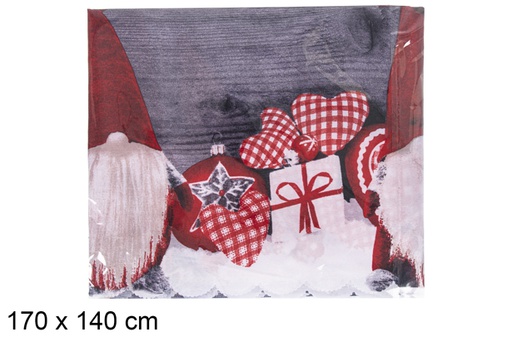[117252] Mantel decoración navideña 170x140cm