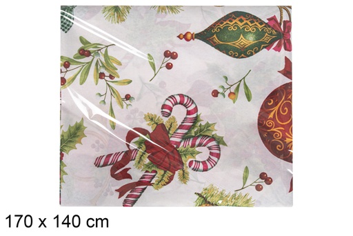 [117257] Nappe décoration de Noël 170x140 cm