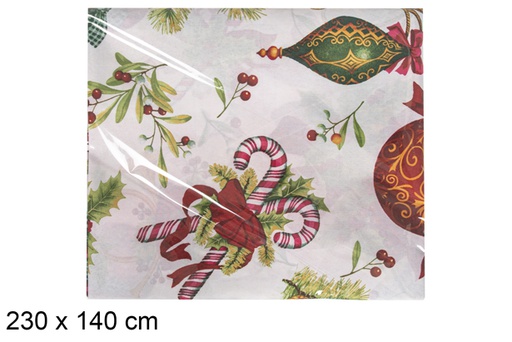 [117259] Tablecloth Christmas decoration 230x140 cm