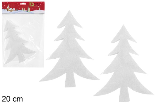 [117738] Pack 2 polystyrene trees in blister 20 cm