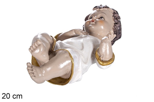 [117857] Figura Gesù Bambino in resina 20 cm