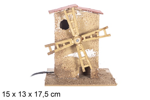 [117885] Electric Nativity mill assorted 15x13x17,5 cm