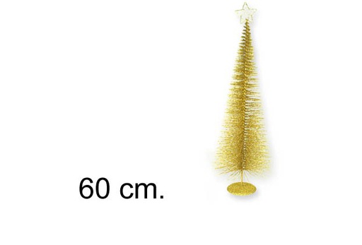 [048937] Árbol oro adorno Navidad 60 cm