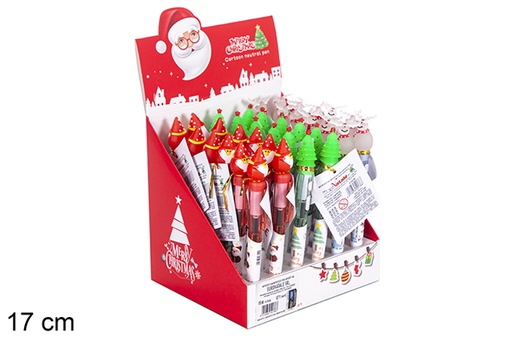 [118116] Assorted Christmas pen 17 cm