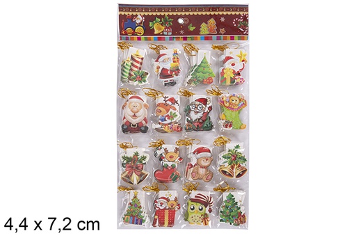 [118148] Pack 128 Christmas gift cards 4,4x7,2 cm