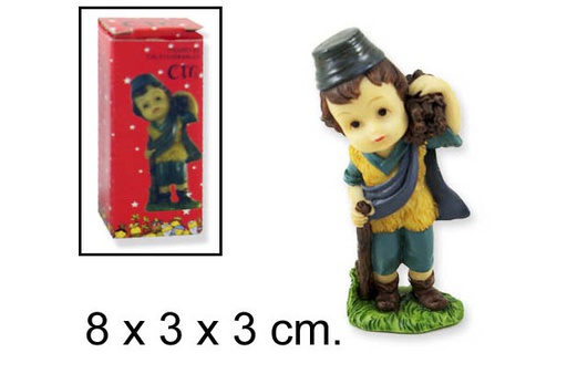 [049177] Children's shepherd lumberjack Bethlehem figure