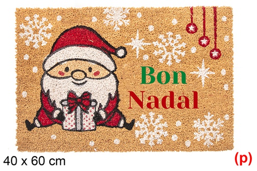 [118323] Felpudo papa noel sentado Bon Nadal 40x60cm