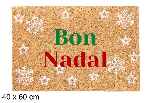 [118341] Paillasson décoré Bon Nadal 40x60 cm