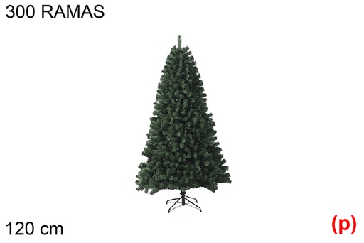 [118426] Albero di Natale Dakota 300 rami 120 cm 