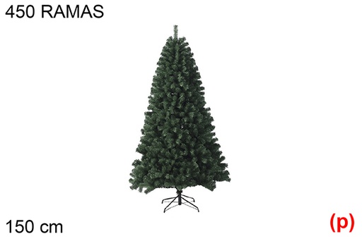 [118428] Albero di Natale Dakota 450 rami 150 cm