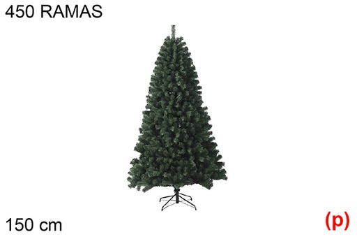 [118428] Sapin de Noël dakota 150cm 450 branches