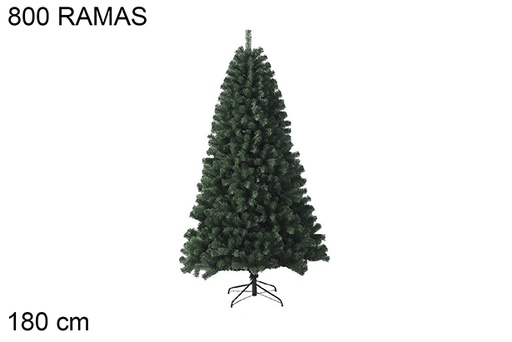 [118430] Árbol Navidad Dakota 800 ramas 180 cm 