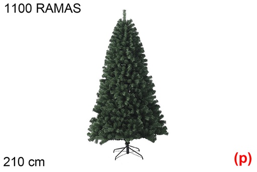 [118432] Albero di Natale Dakota 1100 rami 210 cm 