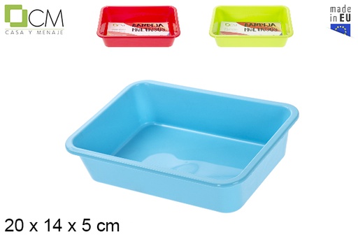 [102983] Bandeja plástico colores surtidos nº1