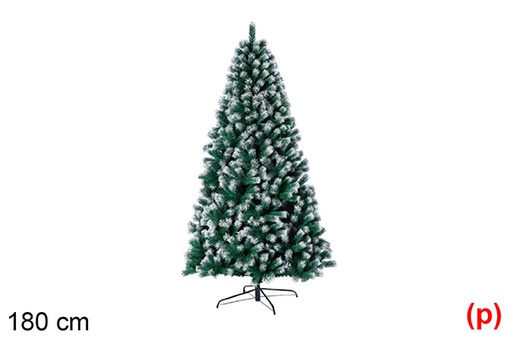 [118595] Arbol navidad Riga nevado 180cm 500 ramas